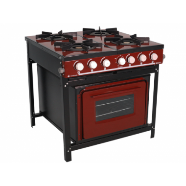 Fogão Bravo 4 Bocas com Forno Venâncio
