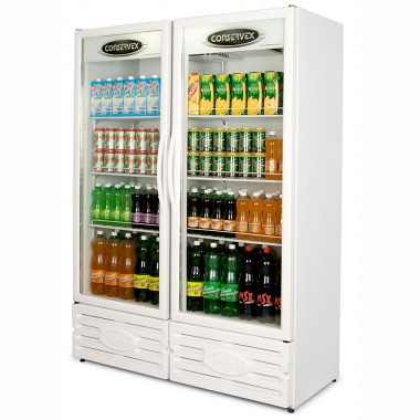 Expositor Refrigerado Vertical 2 Portas - 850l - Conservex