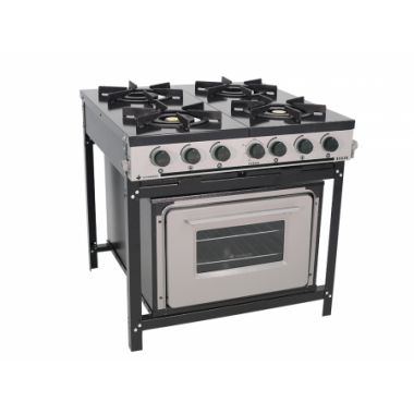FOGÃO BRAVO 4 QUEIMADORES COM FORNO