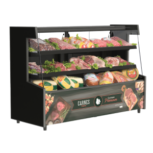 Balcão Refrigerado 2 Pistas - Açougue VIS-200 Conservex