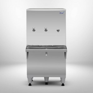 BEBEDOURO REFRIGERADO PARA ÁGUA 100 LITROS INOX - FRISBEL